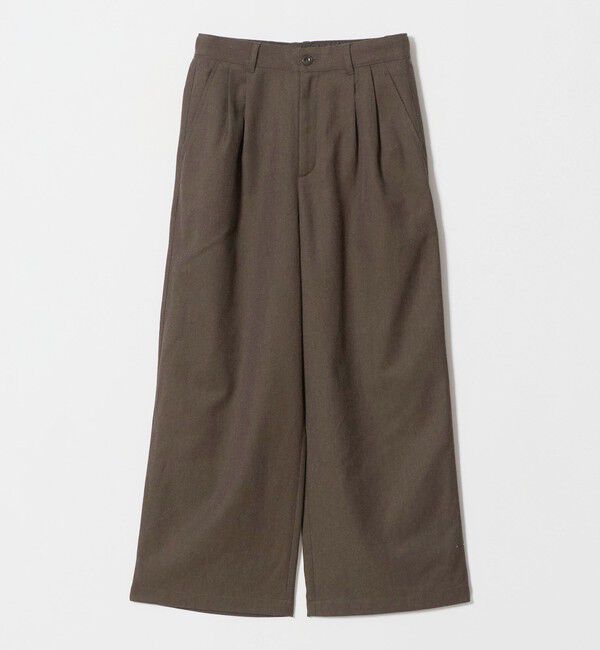 UNITED ARROWS green label relaxing「［size SHORTあり］メランジ カルゼ ワイド パンツ」|その他|