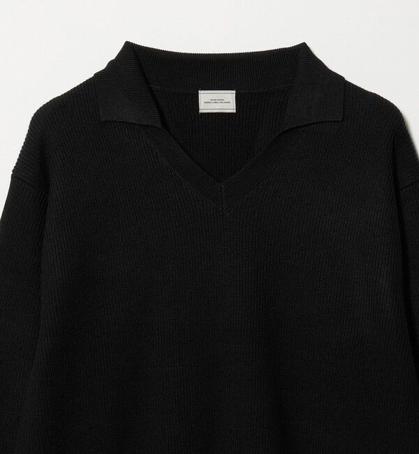 UNITED ARROWS green label relaxing「アゼ Vネック スキッパー ニット ポロシャツ」|ニット・セーター|