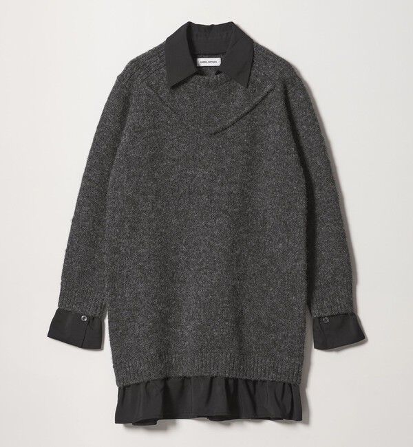 EMMEL REFINES「＜EMMEL REFINES＞EM エリツキ シャギー ミニ ニット ワンピース」|ワンピース|