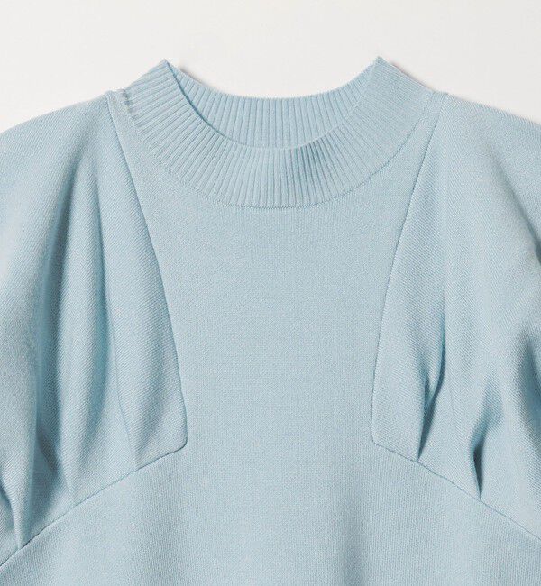 EMMEL REFINES「＜EMMEL REFINES＞EM キリカエ タックギャザー ニットワンピース」|ワンピース|