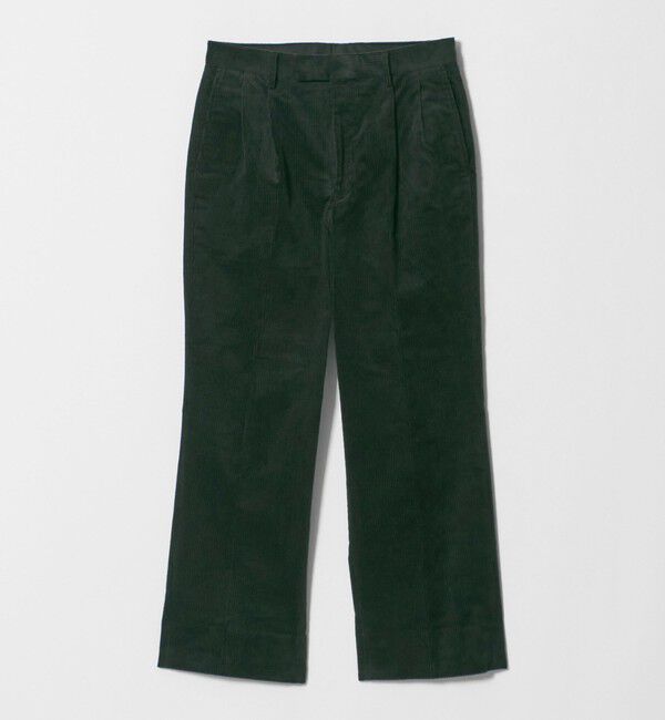 UNITED ARROWS green label relaxing「コットン ポリウレタン コーデュロイ 2プリーツ ワイド スラックス」|スラックス|