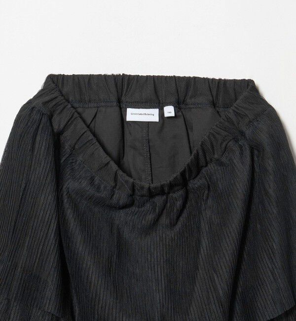 UNITED ARROWS green label relaxing「プリーツ チュール ティアードスカート / キッズ 140cmー160cm」|スカート|
