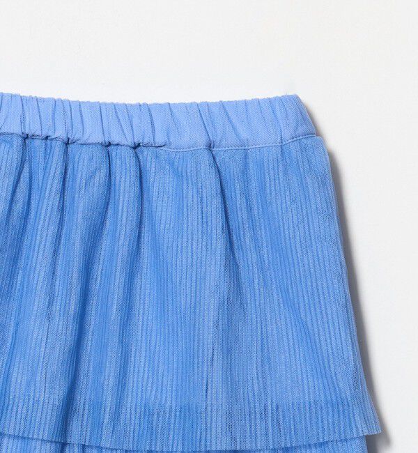 UNITED ARROWS green label relaxing「プリーツ チュール ティアードスカート / キッズ 140cmー160cm」|スカート|