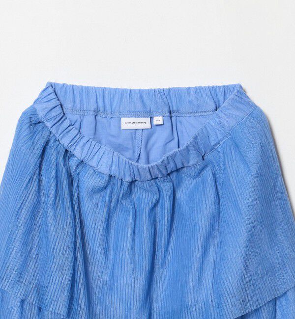 UNITED ARROWS green label relaxing「プリーツ チュール ティアードスカート / キッズ 140cmー160cm」|スカート|