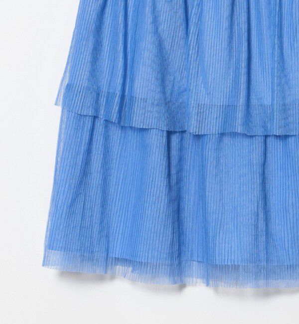 UNITED ARROWS green label relaxing「プリーツ チュール ティアードスカート / キッズ 140cmー160cm」|スカート|