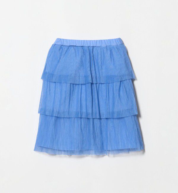UNITED ARROWS green label relaxing「プリーツ チュール ティアードスカート / キッズ 110cm―130cm」|スカート|