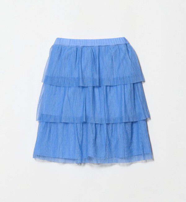 UNITED ARROWS green label relaxing「プリーツ チュール ティアードスカート / キッズ 110cm―130cm」|スカート|