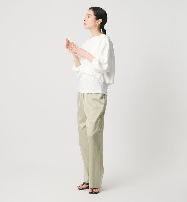 BEAUTY&YOUTH UNITED ARROWS「サテンドロースト ワイドパンツ ウォッシャブル」|その他|