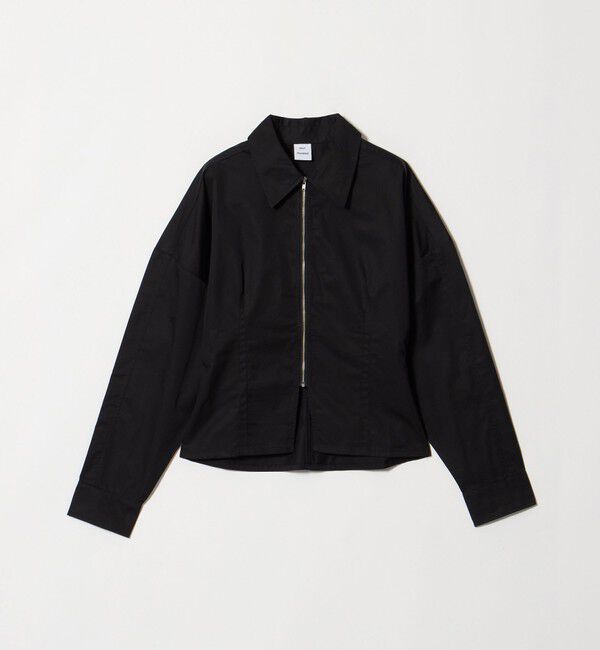 BEAUTY&YOUTH UNITED ARROWS「＜Won Hundred＞GIA ジップシャツ ブルゾン」|ブルゾン・スタジャン|BLACK