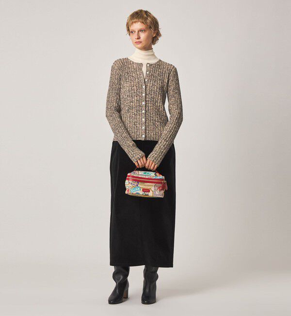 STEVEN ALAN「＜Steven Alan＞ミックス リブ カーディガン」|カーディガン|