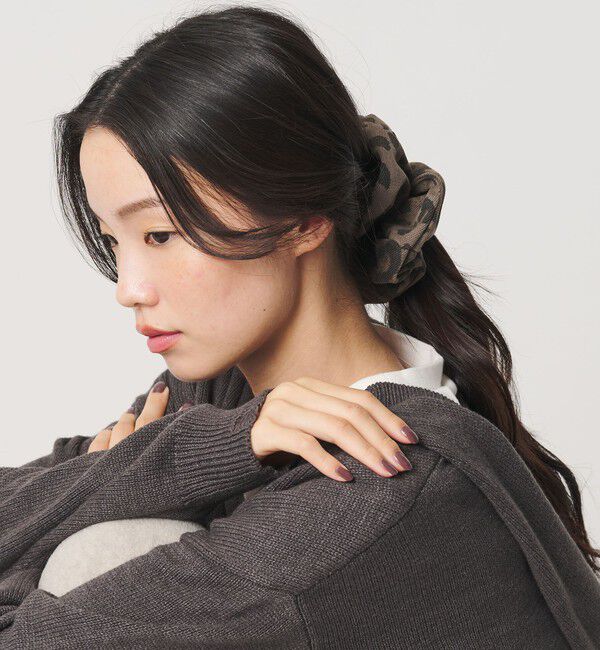 BEAUTY&YOUTH UNITED ARROWS「＜heyep＞レオパード シュシュ」|ヘアゴム・シュシュ|