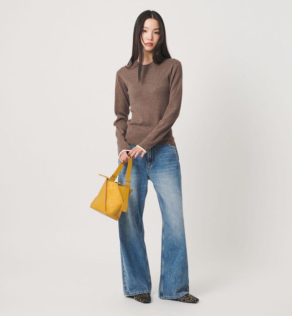 BEAUTY&YOUTH UNITED ARROWS「リブライン ニットプルオーバー ウォッシャブル」|ニット・セーター|