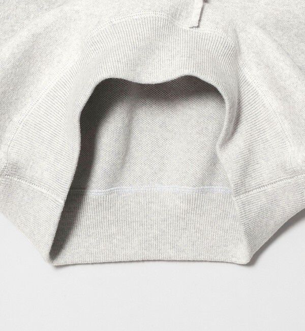 BEAUTY&YOUTH UNITED ARROWS「コットンウールブレンド ソリッド＆ボーダーニットフーディ ウォッシャブル」|ニット・セーター|