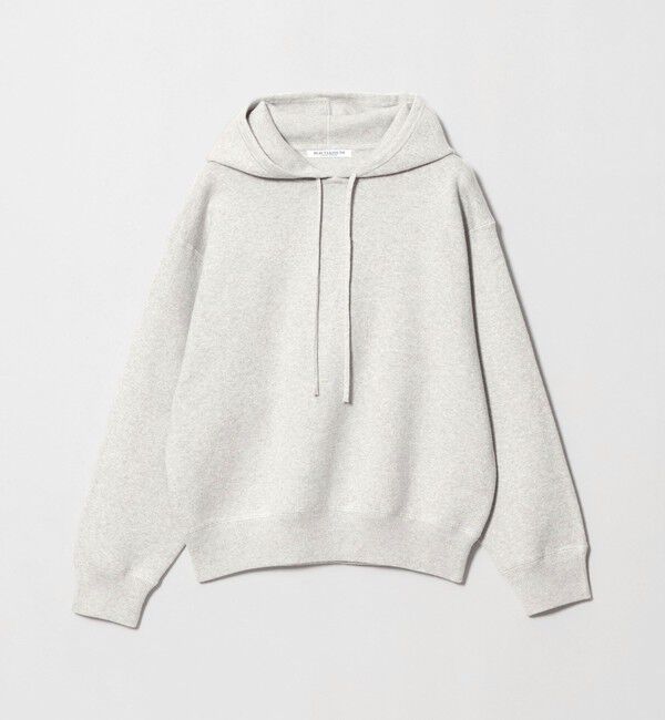 BEAUTY&YOUTH UNITED ARROWS「コットンウールブレンド ソリッド＆ボーダーニットフーディ ウォッシャブル」|ニット・セーター|