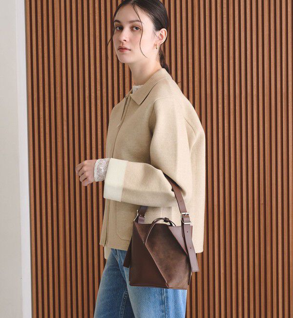 BEAUTY&YOUTH UNITED ARROWS「【WEB限定 Wardrobe DAILY MINIMAL】バイカラー ジップ カーディガン」|カーディガン|NATURAL