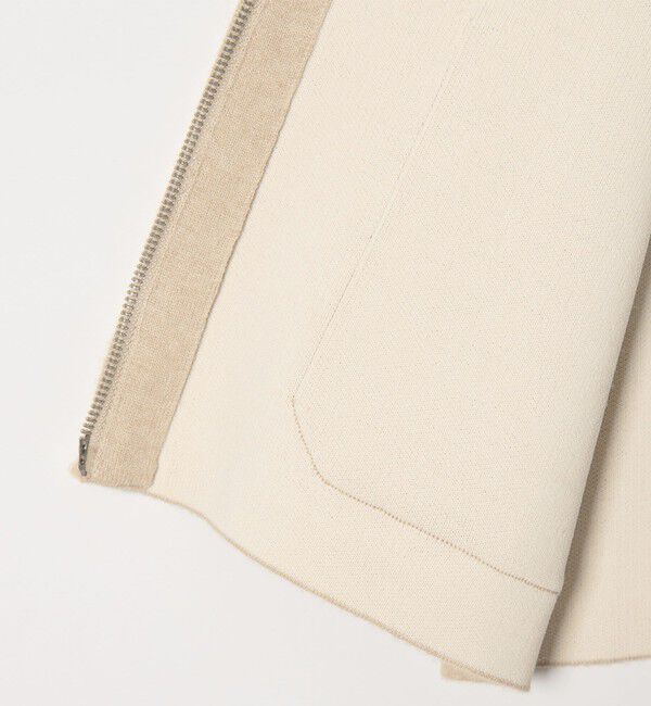 BEAUTY&YOUTH UNITED ARROWS「【WEB限定 Wardrobe DAILY MINIMAL】バイカラー ジップ カーディガン」|カーディガン|