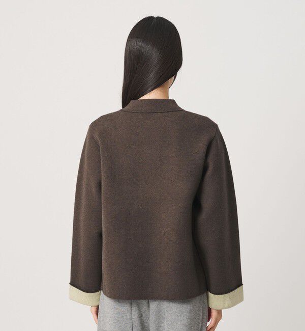 BEAUTY&YOUTH UNITED ARROWS「【WEB限定 Wardrobe DAILY MINIMAL】バイカラー ジップ カーディガン」|カーディガン|