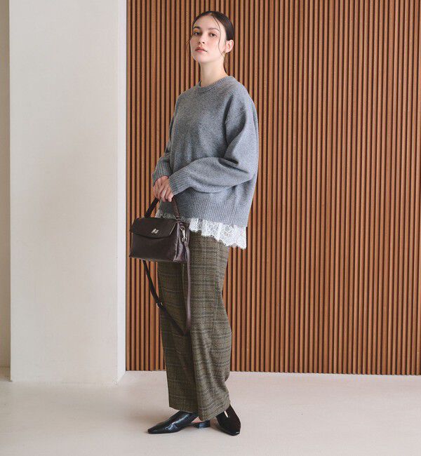 BEAUTY&YOUTH UNITED ARROWS「【WEB限定 Wardrobe DAILY MINIMAL】チェック バックゴム ワイドパンツ」|その他|