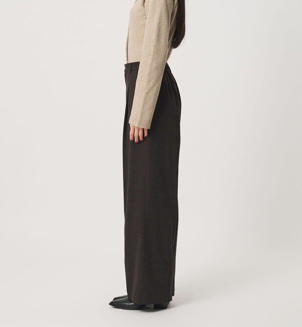 BEAUTY&YOUTH UNITED ARROWS「【WEB限定 Wardrobe DAILY MINIMAL】チェック バックゴム ワイドパンツ」|その他|