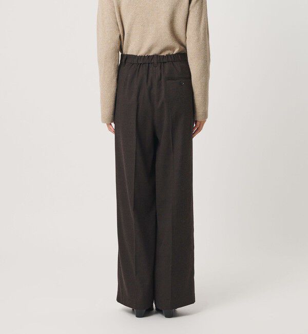 BEAUTY&YOUTH UNITED ARROWS「【WEB限定 Wardrobe DAILY MINIMAL】チェック バックゴム ワイドパンツ」|その他|