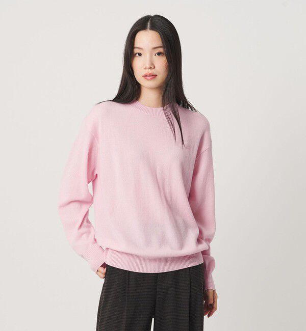 BEAUTY&YOUTH UNITED ARROWS「ウールカシミヤ天竺 クルーネック ニットプルオーバー ウォッシャブル」|ニット・セーター|