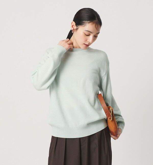 BEAUTY&YOUTH UNITED ARROWS「ウールカシミヤ天竺 クルーネック ニットプルオーバー ウォッシャブル」|ニット・セーター|