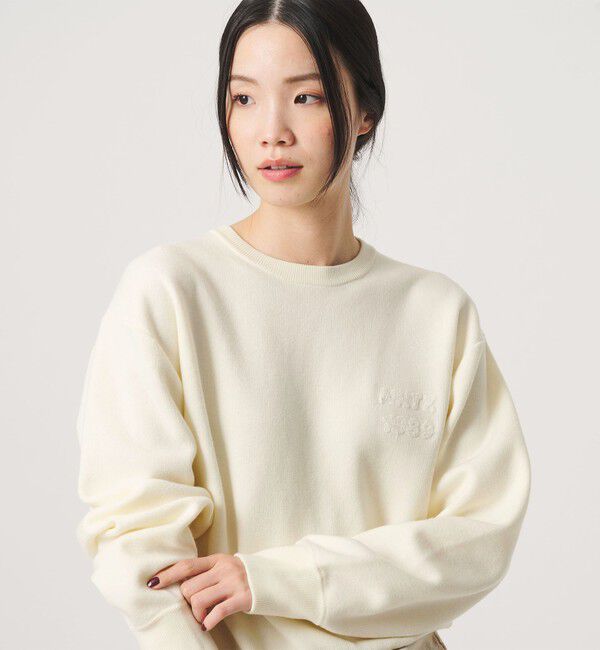 BEAUTY&YOUTH UNITED ARROWS「ロゴクルーネック ニットプルオーバー ウォッシャブル」|ニット・セーター|