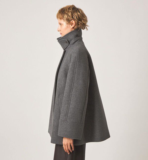 STEVEN ALAN「＜Steven Alan＞ウール カシミヤ テント ショートコート」|ステンカラーコート|