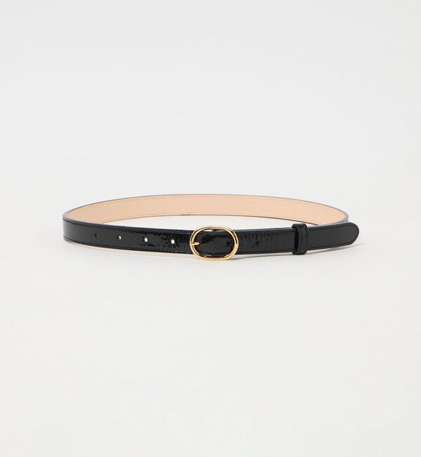 STEVEN ALAN「＜Steven Alan＞エナメル 20mm ベルト」|ベルト|BLACK
