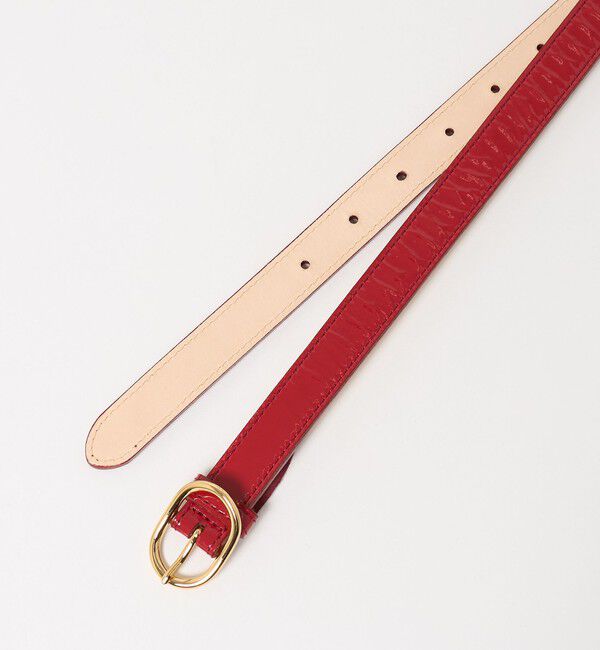 STEVEN ALAN「＜Steven Alan＞エナメル 20mm ベルト」|ベルト|
