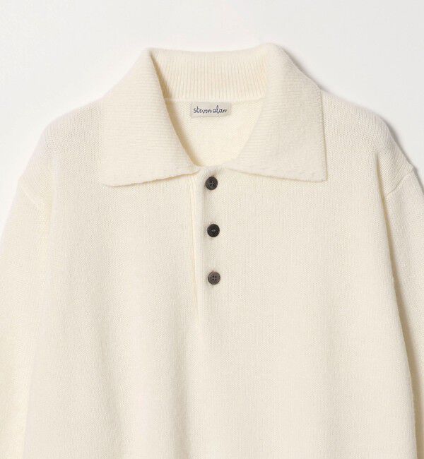 STEVEN ALAN「＜Steven Alan＞ウール カシミヤ ポロカラー ニット」|ニット・セーター|