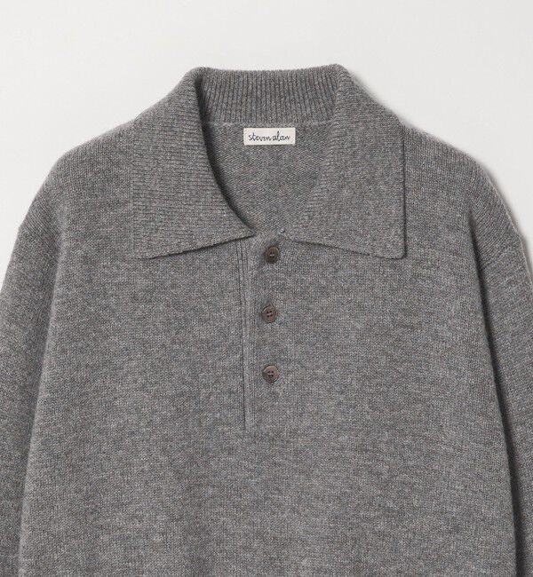 STEVEN ALAN「＜Steven Alan＞ウール カシミヤ ポロカラー ニット」|ニット・セーター|