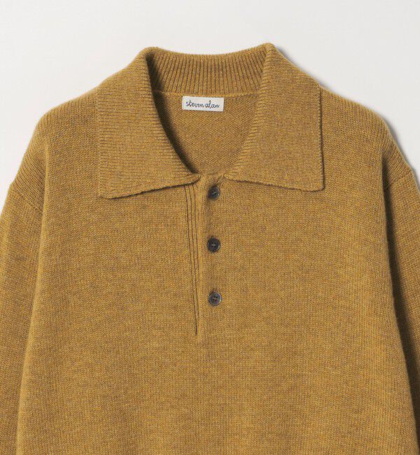 STEVEN ALAN「＜Steven Alan＞ウール カシミヤ ポロカラー ニット」|ニット・セーター|