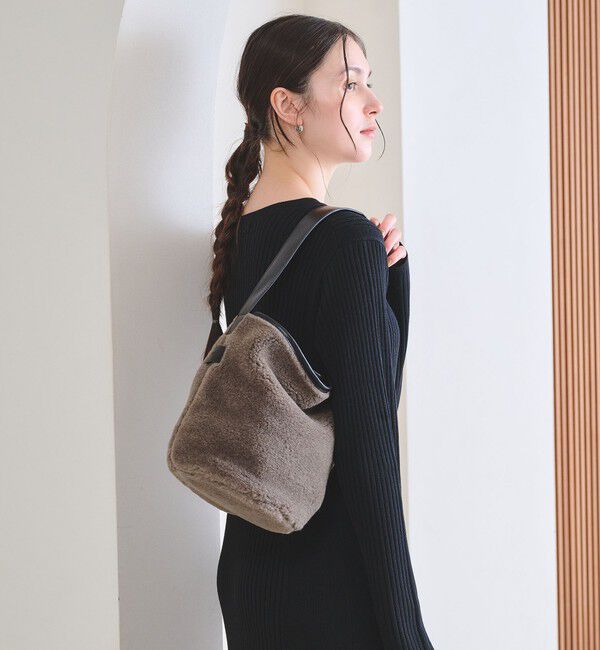 BEAUTY&YOUTH UNITED ARROWS「【別注】＜Folna＞トグル ムートンライク ワンショルダーバッグ」|ショルダー・メッセンジャー|