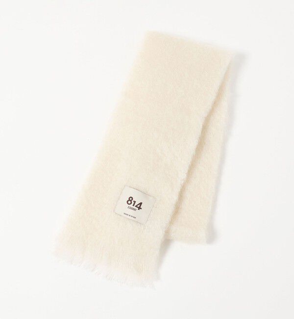 NICE WEATHER「＜814 EZCARAY＞FOULAND LISO マフラー」|マフラー|WHITE