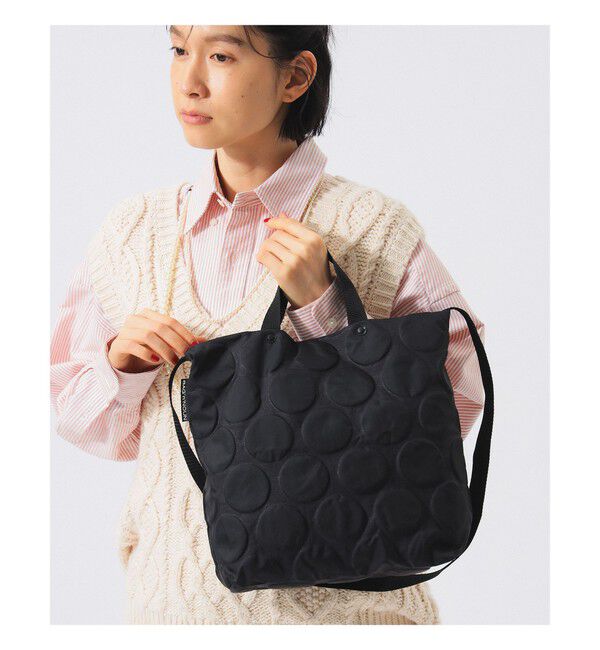 BEAMSBOY「【別注】BAG'n'NOUN / ドット バッグ」|トートバッグ|BLACK