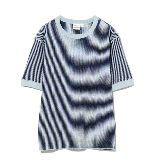 BEAMSBOY「【別注】Healthknit / ワッフル ボーダー Tシャツ」|Tシャツ・カットソー|