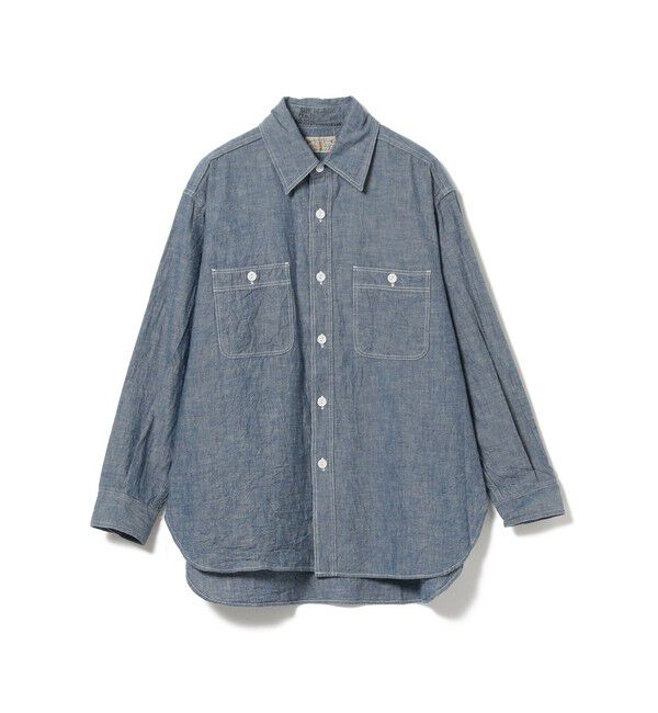 BEAMS SELECTION for WOMEN「【別注】BUZZ RICKSON'S / シャンブレー ロングスリーブ シャツ」|シャツ・ブラウス|