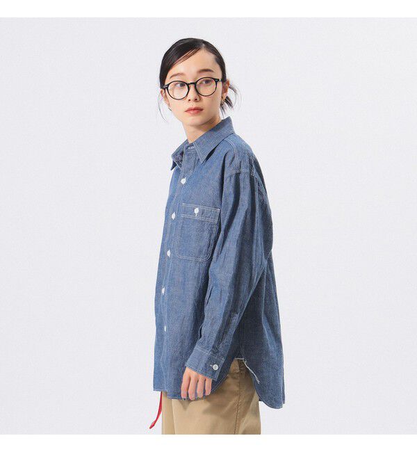 BEAMS SELECTION for WOMEN「【別注】BUZZ RICKSON'S / シャンブレー ロングスリーブ シャツ」|シャツ・ブラウス|