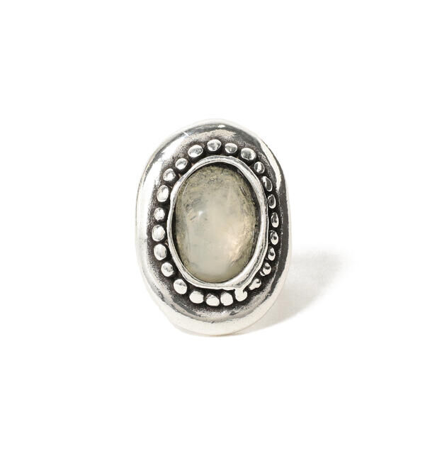 BEAMS SELECTION for WOMEN「Otro Accesorio / オーバル リング」|リング|WHITE