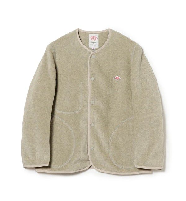 BEAMS SELECTION for WOMEN「DANTON / ノーカラー フリース ジャケット」|ブルゾン・スタジャン|