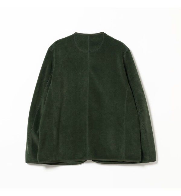 BEAMS SELECTION for WOMEN「DANTON / ノーカラー フリース ジャケット」|ブルゾン・スタジャン|