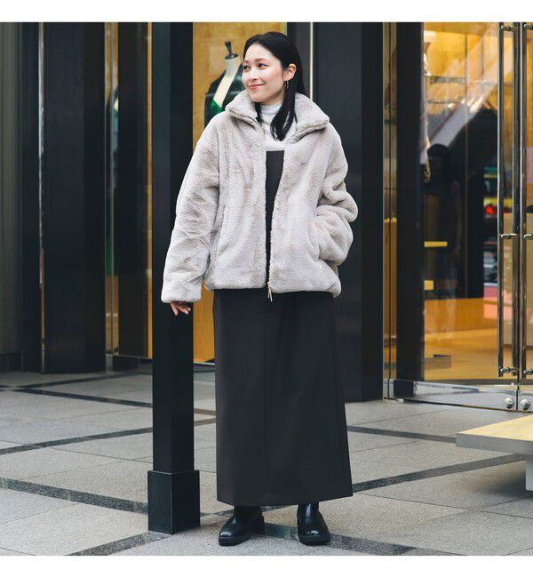 BEAMS SELECTION for WOMEN「TATRAS / BARBRA ボア ブルゾン」|ブルゾン・スタジャン|