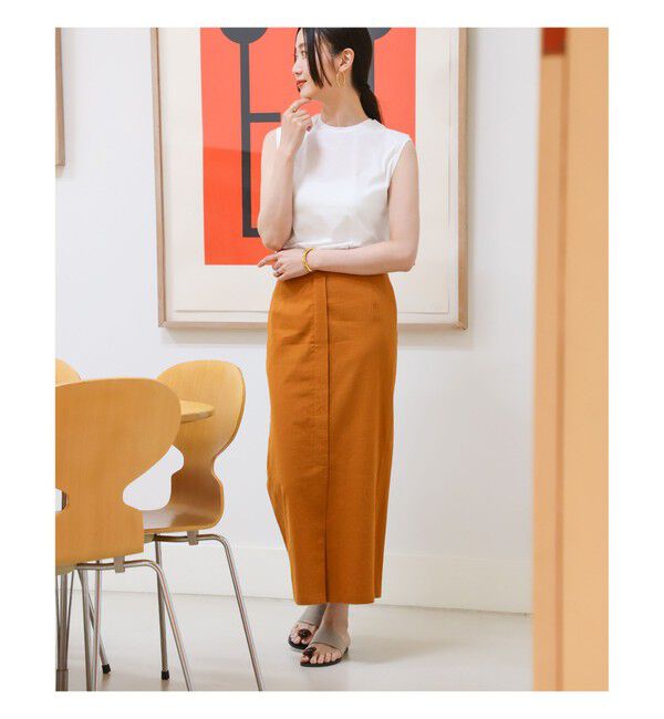 BEAMS SELECTION for WOMEN「ATON / ORGANIC FRESCA タンクトップ」|Tシャツ・カットソー|