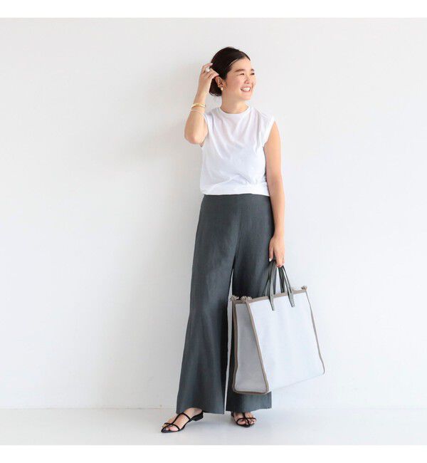 BEAMS SELECTION for WOMEN「ATON / ORGANIC FRESCA タンクトップ」|Tシャツ・カットソー|