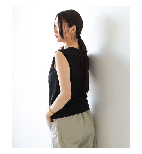 BEAMS SELECTION for WOMEN「ATON / ORGANIC FRESCA タンクトップ」|Tシャツ・カットソー|