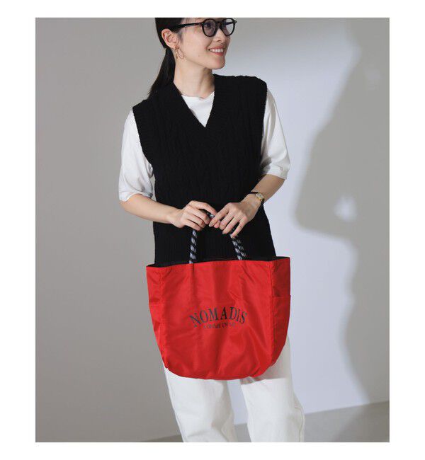 BEAMS SELECTION for WOMEN「NOMADIS / SAC2 WIDE ロゴ トートバッグ」|トートバッグ|