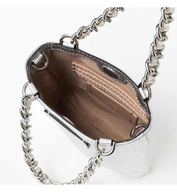 BEAMS SELECTION for WOMEN「GIANNI CHIARINI / CAMILLA メタリック レザートートバッグ」|トートバッグ|