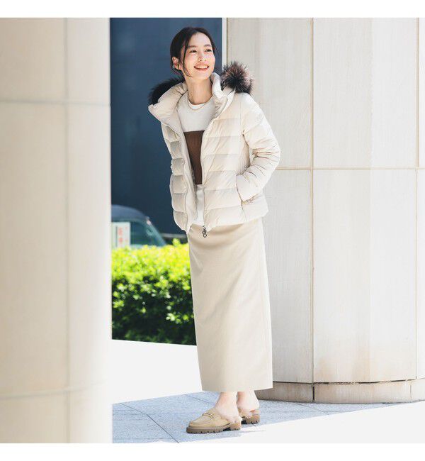BEAMS SELECTION for WOMEN「【別注】TATRAS / KOSAVA セイル ファー ダウンジャケット」|ブルゾン・スタジャン|