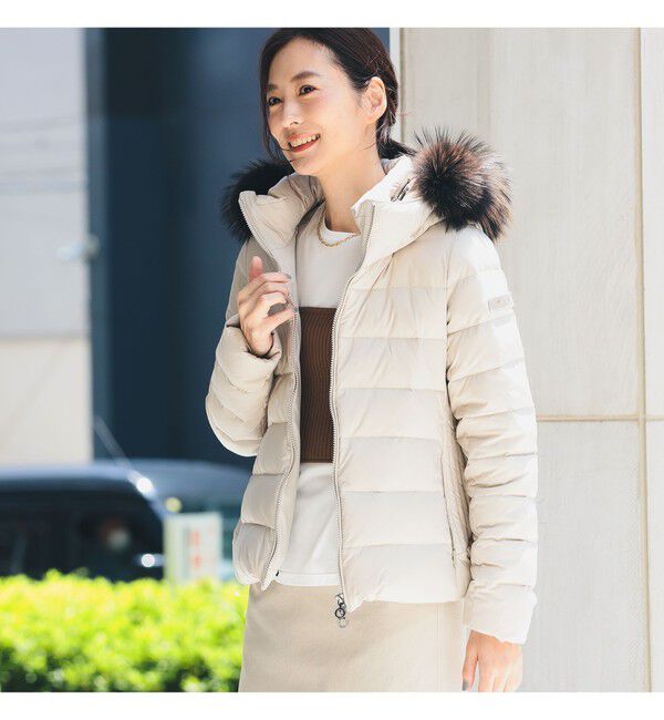 BEAMS SELECTION for WOMEN「【別注】TATRAS / KOSAVA セイル ファー ダウンジャケット」|ブルゾン・スタジャン|